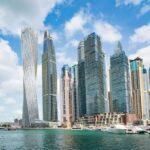 Dubai Marina waterfront skyline