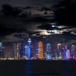 Doha at night