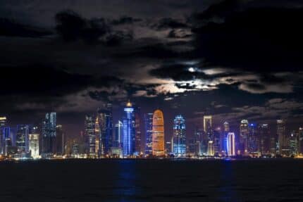Doha at night