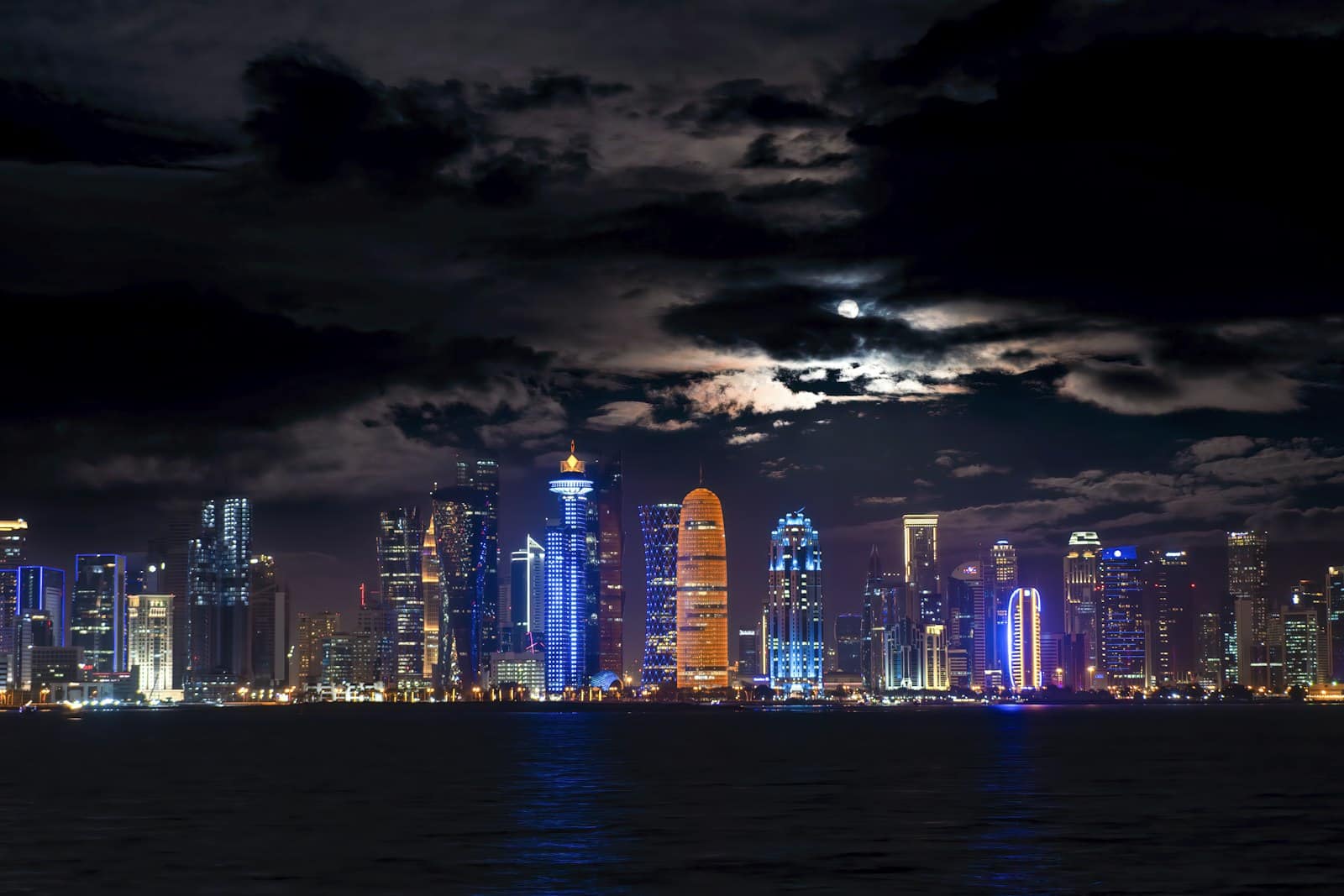 Doha at night