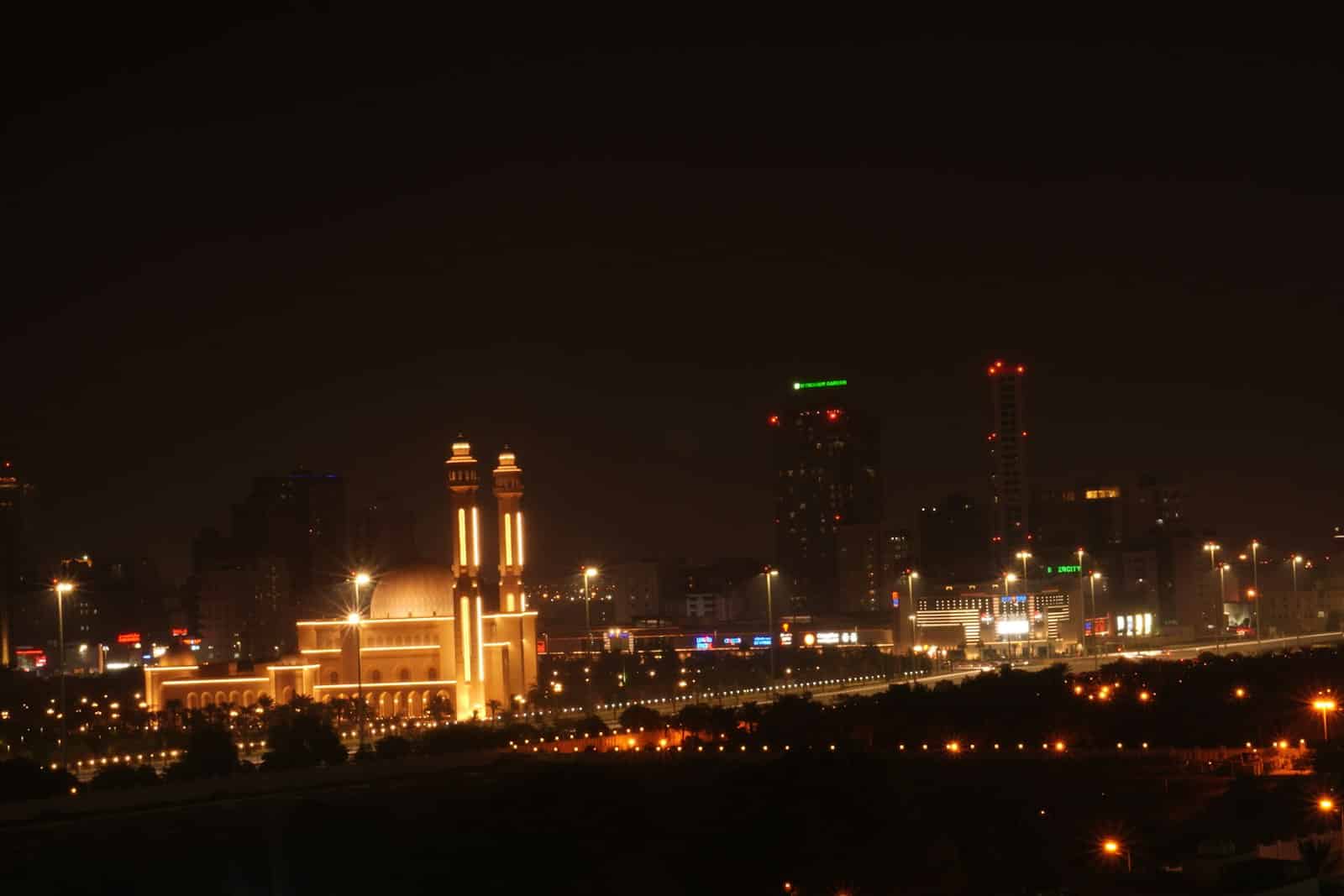 Ramal Tours – bahmosque A night view of a city with a lot of lights