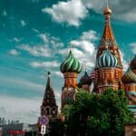 St. Basil's Cathedral at daytime