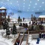 Illustrative enhanced Ski Dubai indoor snow park